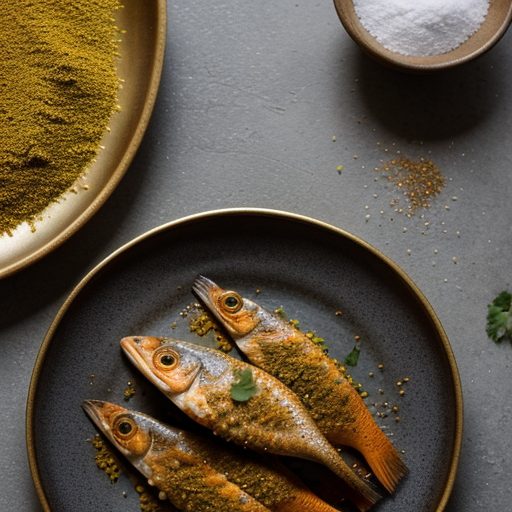 Indian Broiled Fish With Many Spices recipe image