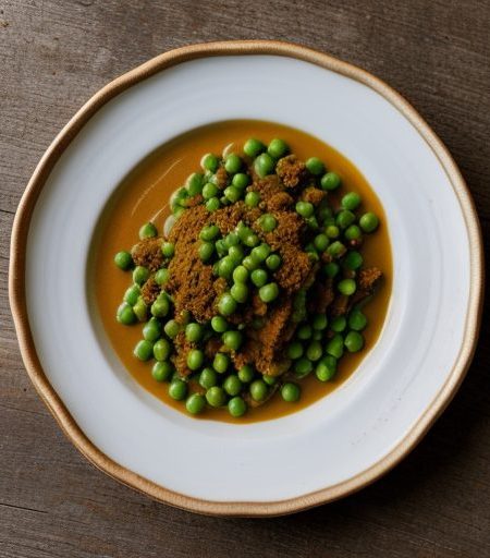 Indian Curried Peas recipe image