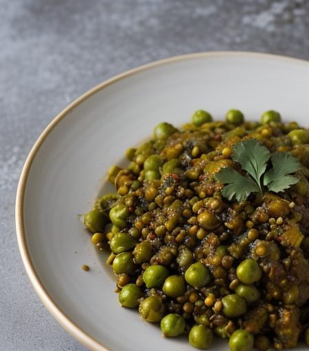 Indian Spicy Split Peas With Vegetables (Samb recipe image