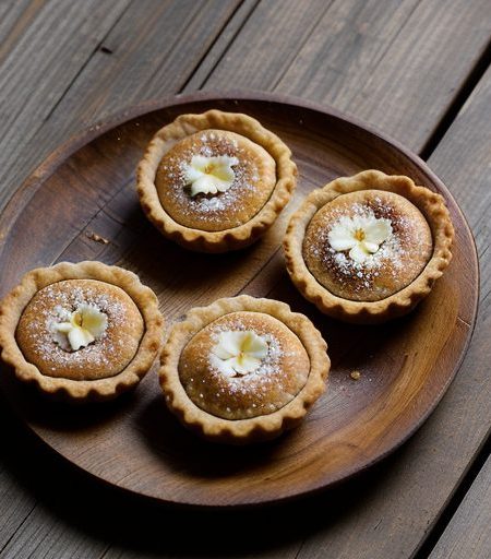Individual Apple Rum Raisin Tartlets recipe image