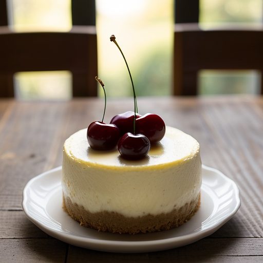 Individual Cherry Cheesecake recipe image