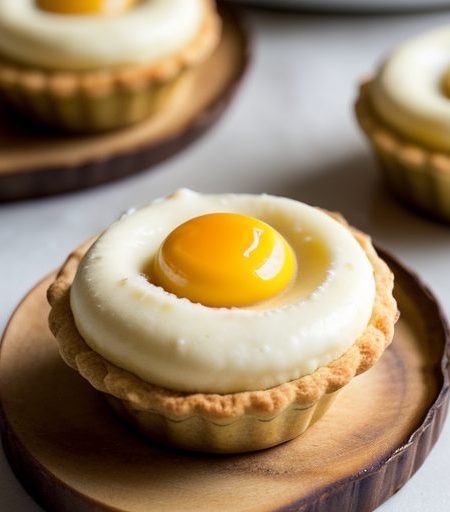 Individual Custard and Marcroon Tartlets recipe image