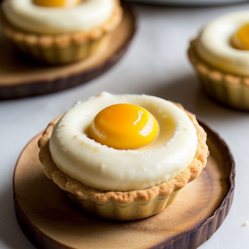 Individual Custard and Marcroon Tartlets recipe image