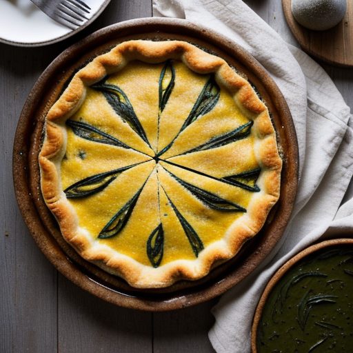 Individual Spinach, Olive and Capsicum Tarts recipe image