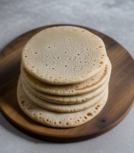 Injera (Ethiopian Flat Round Breads recipe image