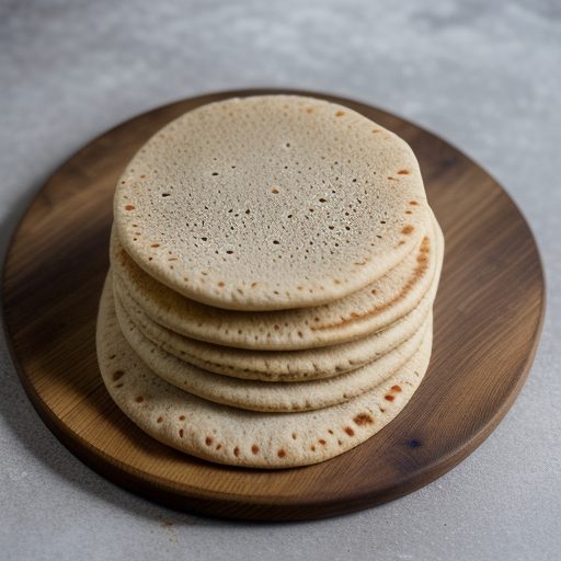 Injera (Ethiopian Flat Round Breads recipe image