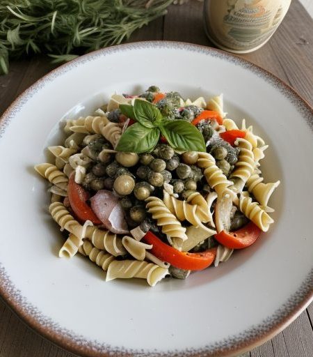 Insalta Di Pasta Brillante (Pasta Salad Sunsh recipe image