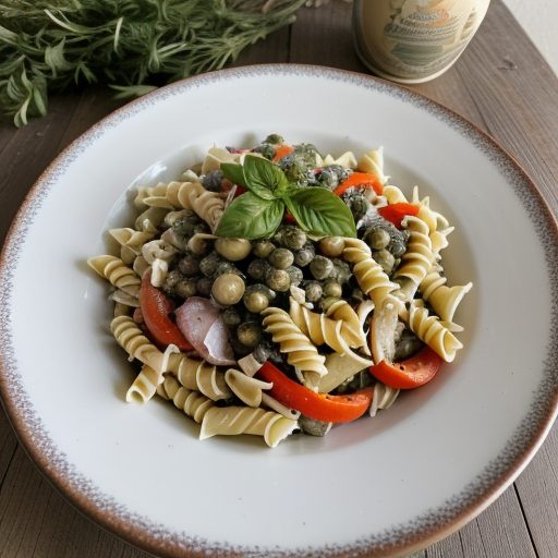 Insalta Di Pasta Brillante (Pasta Salad Sunsh recipe image