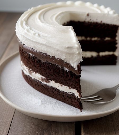 Instant Chocolate Cream Cake recipe image