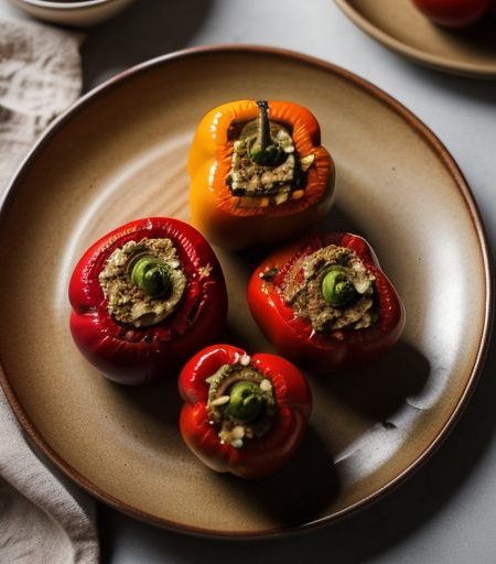 Iranian Stuffed Peppers recipe image