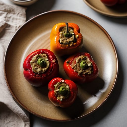 Iranian Stuffed Peppers recipe image