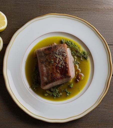 Irish Loin of Pork With Lemon & Herbs recipe image