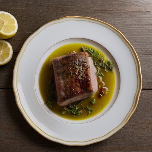Irish Loin of Pork With Lemon & Herbs recipe image