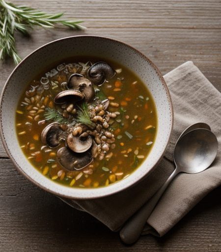 Iron-Rich: Barley Soup recipe image