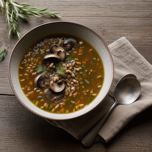 Iron-Rich: Barley Soup recipe image