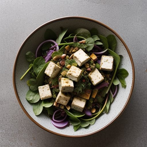 Iron-Rich: Tofu Salad With Fresh Herbs recipe image