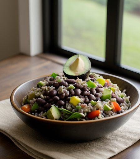 Island Black Bean & Rice Salad recipe image