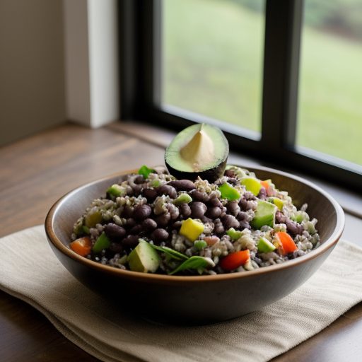 Island Black Bean & Rice Salad recipe image