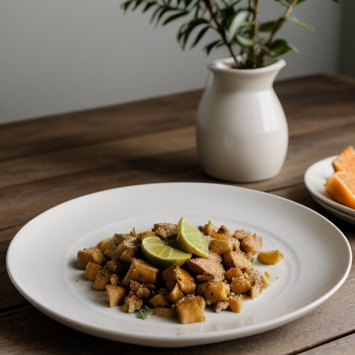 Island Chicken and Papaya recipe image