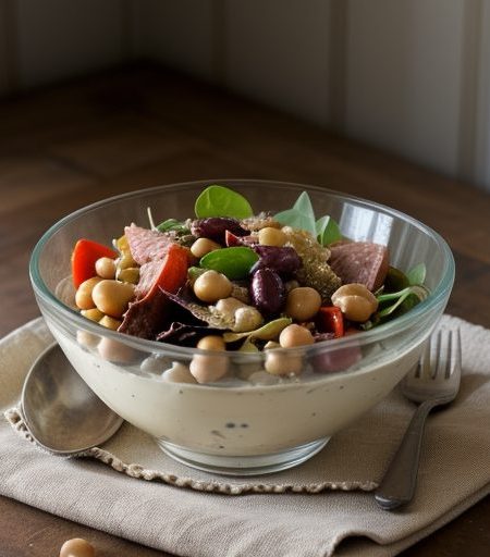 Italian Antipasto Salad Bowl recipe image