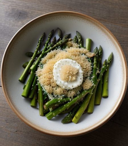 Italian Asparagus Rice Salad recipe image