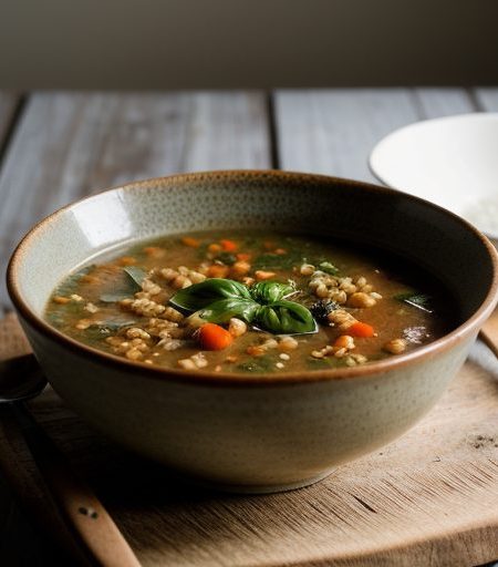Italian Barley Soup recipe image
