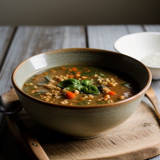 Italian Barley Soup recipe image