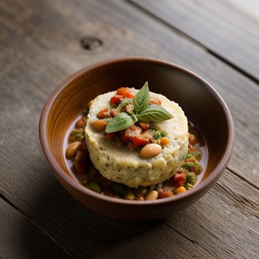 Italian Bean Patties With Tomato-Basil Relish recipe image