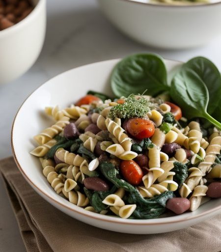 Italian Bean and Pasta Salad recipe image