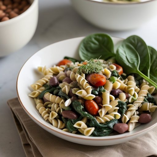 Italian Bean and Pasta Salad recipe image