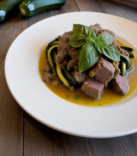 Italian Beef & Zucchini Dinner recipe image