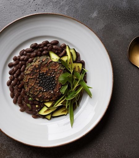 Italian Black Bean and Zucchini Risotto recipe image