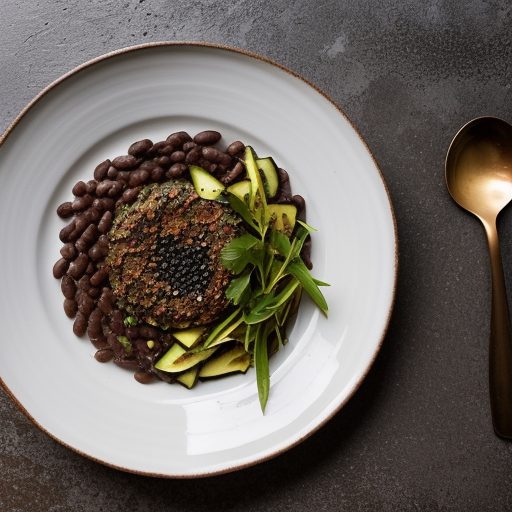 Italian Black Bean and Zucchini Risotto recipe image