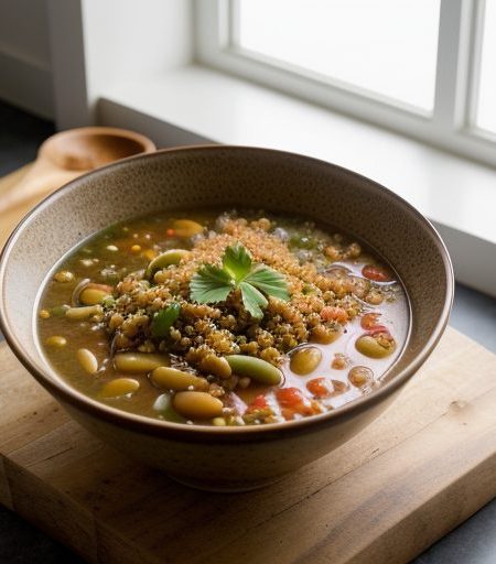 Italian Bulgur Soup recipe image