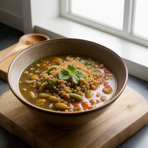 Italian Bulgur Soup recipe image