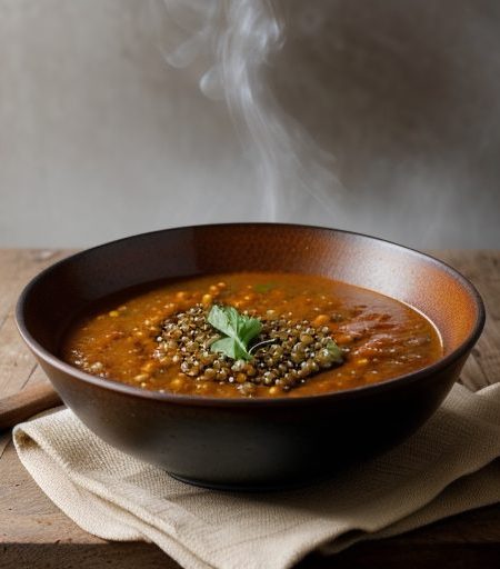 Italian Lentil Soup (Complete Protein Vegetar recipe image