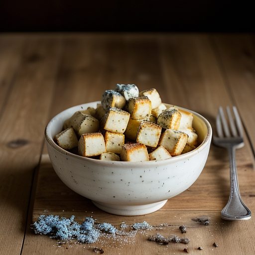 Italian Potato Salad With Gorgonzola Cheese Croutons-Ba recipe image