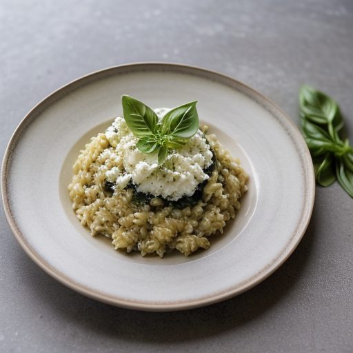 Italian: Risotto With Crabmeat and Basil recipe image