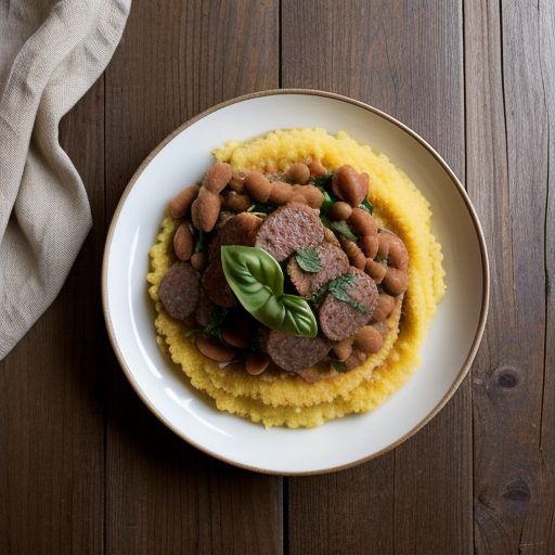 Italian Sausage & Bean Stew With Polenta recipe image
