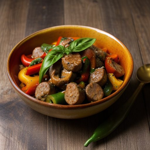 Italian Sausage & Peppers in Tomato Sauce recipe image