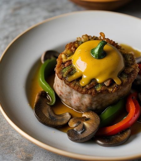 Italian Sausage With Green Peppers & Mushroom recipe image