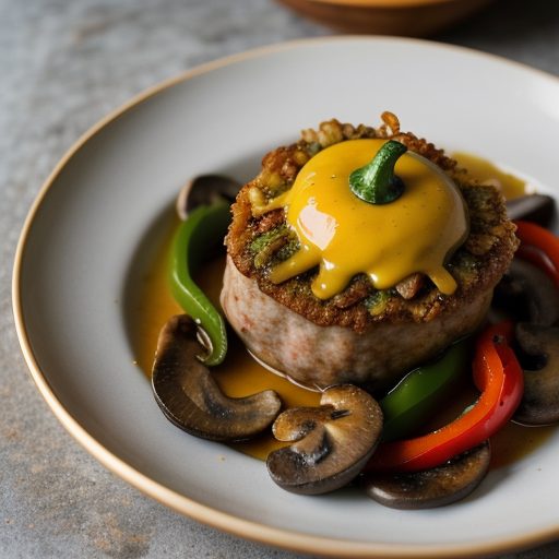 Italian Sausage With Green Peppers & Mushroom recipe image