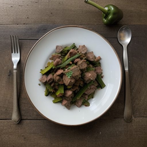 Italian Sausage With Green Peppers and Mushro recipe image