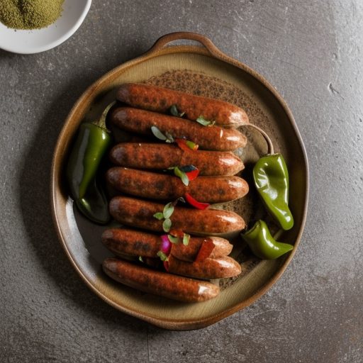 Italian Sausage With Green Peppers and Mushrooms recipe image