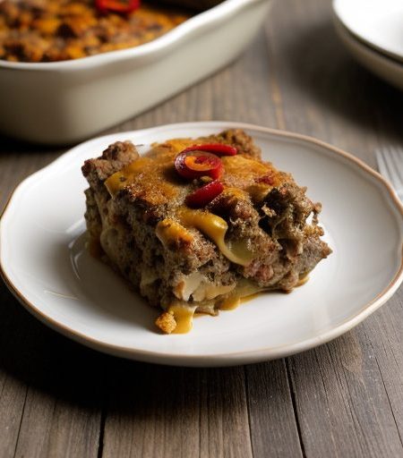 Italian Sausage and Chili Strata+ recipe image