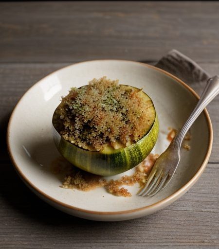 Italian Stuffed Zucchini With Tom.Sauce Xwcg89 recipe image