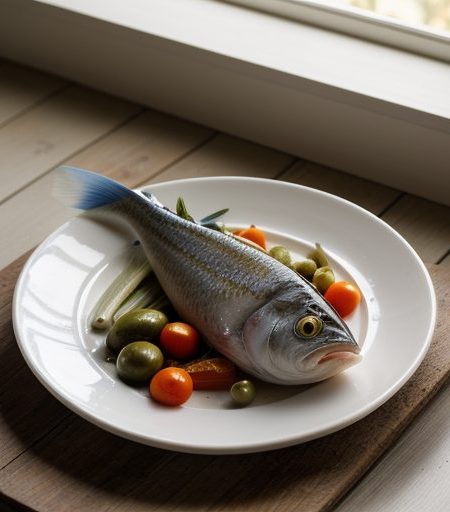 Italian Style Fish & Vegetables recipe image