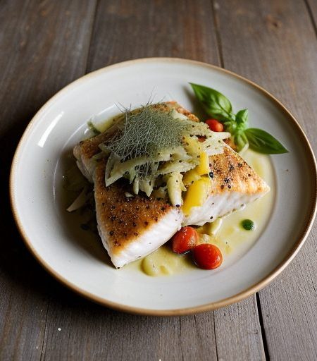 Italian Style Fish and Vegetables recipe image