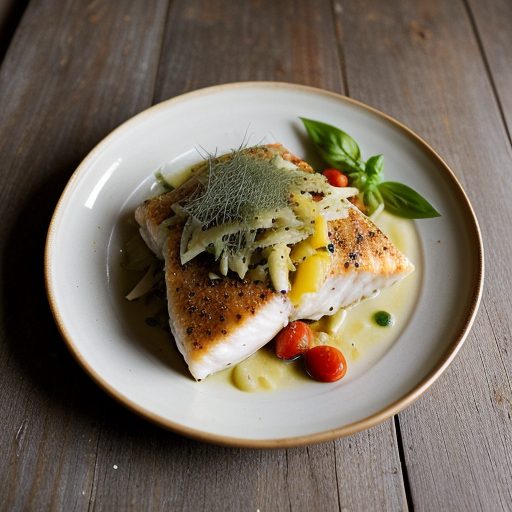 Italian Style Fish and Vegetables recipe image