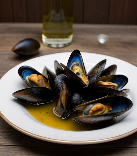 Italian-Style Steamed Mussels recipe image